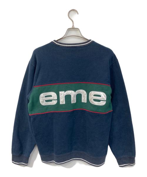 SUPREME（シュプリーム）SUPREME (シュプリーム) Piping Crewneck ネイビー サイズ:SIZE Mの古着・服飾アイテム