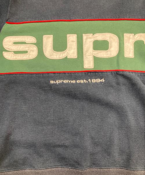 SUPREME（シュプリーム）SUPREME (シュプリーム) Piping Crewneck ネイビー サイズ:SIZE Mの古着・服飾アイテム