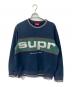 SUPREME（シュプリーム）の古着「Piping Crewneck」｜ネイビー