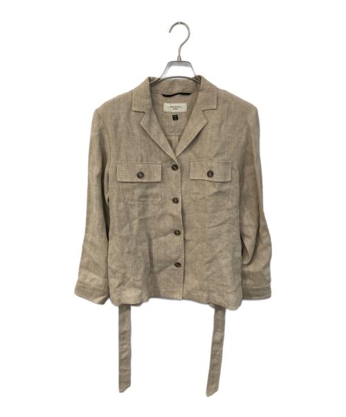 WEEKEND Max Mara（ウィークエンド マックスマーラ）WEEKEND Max Mara (ウィークエンド マックスマーラ) リネンシャツジャケット ベージュ サイズ:44の古着・服飾アイテム