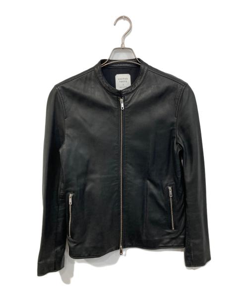 UNITED TOKYO（ユナイテッドトーキョー）UNITED TOKYO (ユナイテッドトーキョー) シングルライダースジャケット ブラック サイズ:SIZE 2の古着・服飾アイテム