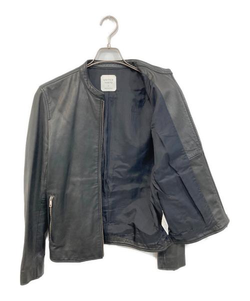 UNITED TOKYO（ユナイテッドトーキョー）UNITED TOKYO (ユナイテッドトーキョー) シングルライダースジャケット ブラック サイズ:SIZE 2の古着・服飾アイテム