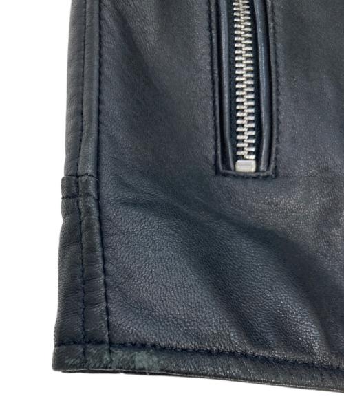 UNITED TOKYO（ユナイテッドトーキョー）UNITED TOKYO (ユナイテッドトーキョー) シングルライダースジャケット ブラック サイズ:SIZE 2の古着・服飾アイテム