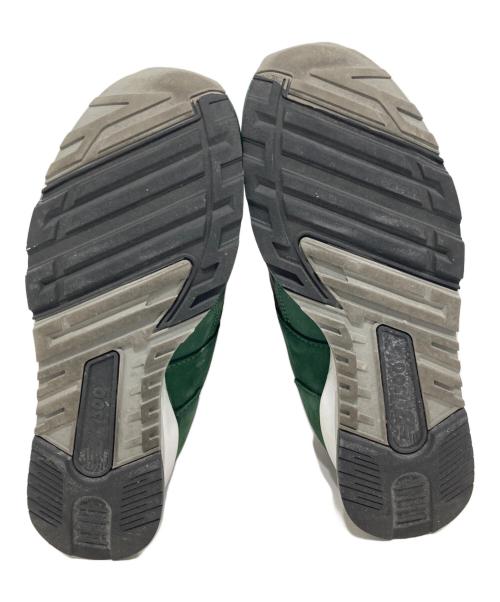 NEW BALANCE（ニューバランス）NEW BALANCE (ニューバランス) ローカットスニーカー グリーン×ブラウン サイズ:SIZE UK 5 1/2の古着・服飾アイテム