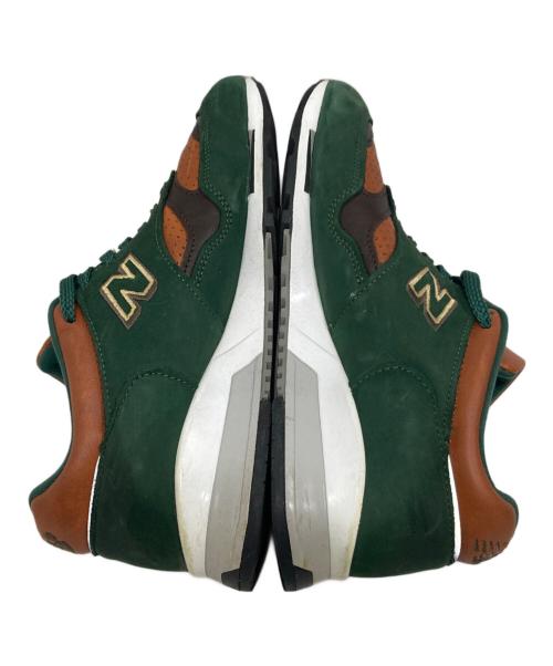 NEW BALANCE（ニューバランス）NEW BALANCE (ニューバランス) ローカットスニーカー グリーン×ブラウン サイズ:SIZE UK 5 1/2の古着・服飾アイテム