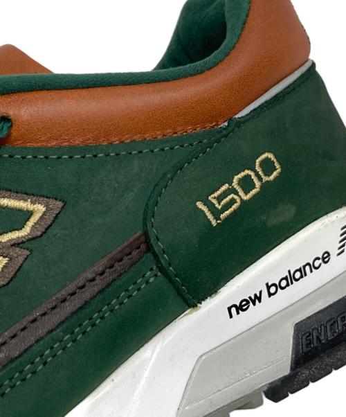 NEW BALANCE（ニューバランス）NEW BALANCE (ニューバランス) ローカットスニーカー グリーン×ブラウン サイズ:SIZE UK 5 1/2の古着・服飾アイテム