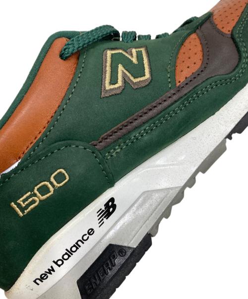 NEW BALANCE（ニューバランス）NEW BALANCE (ニューバランス) ローカットスニーカー グリーン×ブラウン サイズ:SIZE UK 5 1/2の古着・服飾アイテム