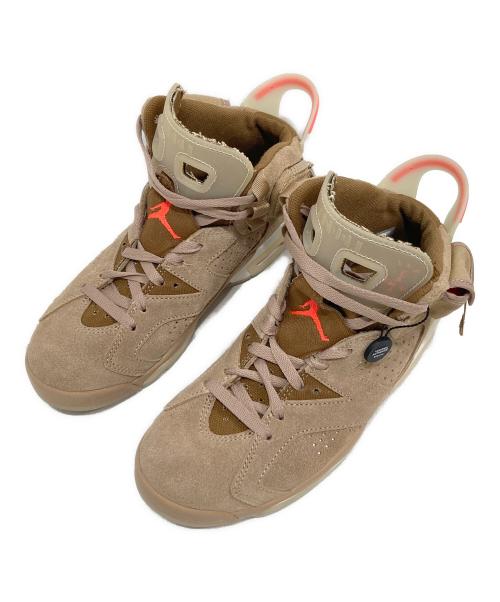 NIKE（ナイキ）NIKE (ナイキ) Travis Scott (トラヴィススコット) AIR JORDAN 6 RETRO SP/エアジョーダン 6 レトロ エスピー ブラウン サイズ:SIZE 24.5cmの古着・服飾アイテム