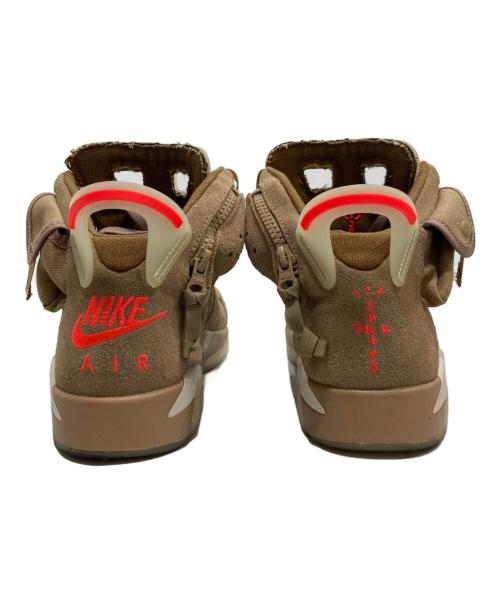NIKE（ナイキ）NIKE (ナイキ) Travis Scott (トラヴィススコット) AIR JORDAN 6 RETRO SP/エアジョーダン 6 レトロ エスピー ブラウン サイズ:SIZE 24.5cmの古着・服飾アイテム