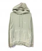 stussyステューシー）の古着「プルオーバーパーカー」｜黄緑
