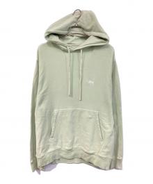 stussy（ステューシー）の古着「プルオーバーパーカー」｜黄緑