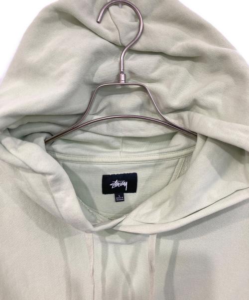 stussy（ステューシー）stussy (ステューシー) プルオーバーパーカー 黄緑 サイズ:SIZE Lの古着・服飾アイテム