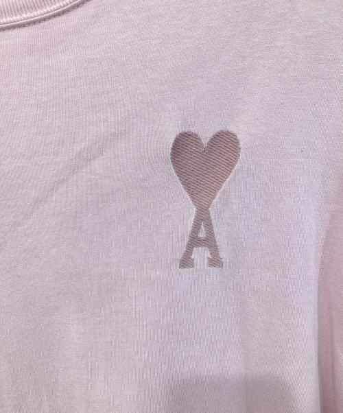 AMI PARIS（アミ パリス）AMI PARIS (アミ パリス) ロゴTシャツ ピンク サイズ:SIZE Mの古着・服飾アイテム