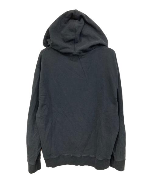 maison kitsune（メゾンキツネ）MAISON KITSUNE (メゾンキツネ) プルオーバーパーカー ブラック サイズ:SIZE XLの古着・服飾アイテム