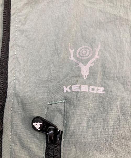 KEBOZ（ケボズ）KEBOZ (ケボズ) South2 West8 (サウスツー ウエストエイト) PACKABLE VEST グリーン サイズ:SIZE Lの古着・服飾アイテム