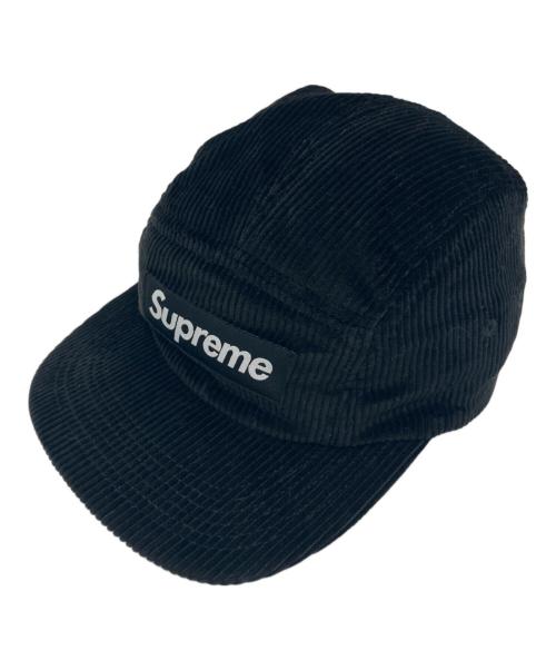 SUPREME（シュプリーム）Supreme (シュプリーム) コーデュロイキャップ ブラックの古着・服飾アイテム