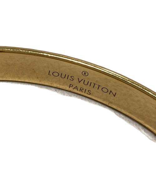 LOUIS VUITTON（ルイ ヴィトン）LOUIS VUITTON (ルイ ヴィトン) カフ・ナノグラム S ゴールド サイズ:SIZE Sの古着・服飾アイテム
