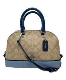 COACH（コーチ）の古着「ミニシエラサッチェルショルダーバッグ」｜ベージュ
