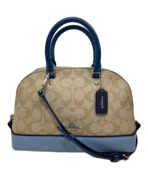 COACH（コーチ）COACH (コーチ) ミニシエラサッチェルショルダーバッグ ベージュの古着・服飾アイテム