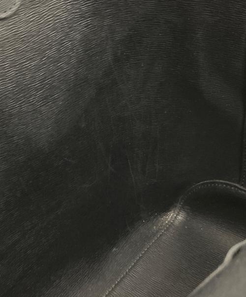 LONGCHAMP（ロンシャン）LONGCHAMP (ロンシャン) レザートートバッグ レッド×ブラックの古着・服飾アイテム