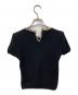 BURBERRY BLUE LABEL (バーバリー ブルー レーベル) 半袖ニット ブラック サイズ:SIZE M：4000円