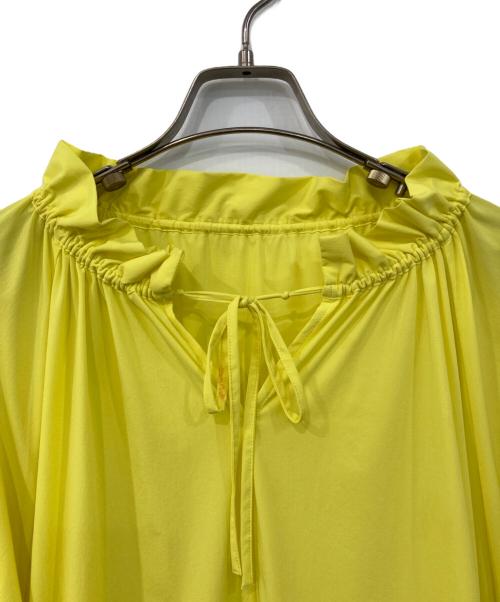 UNFILO（アンフィーロ）UNFILO (アンフィーロ) 長袖ブラウス イエロー サイズ:SIZE Mの古着・服飾アイテム