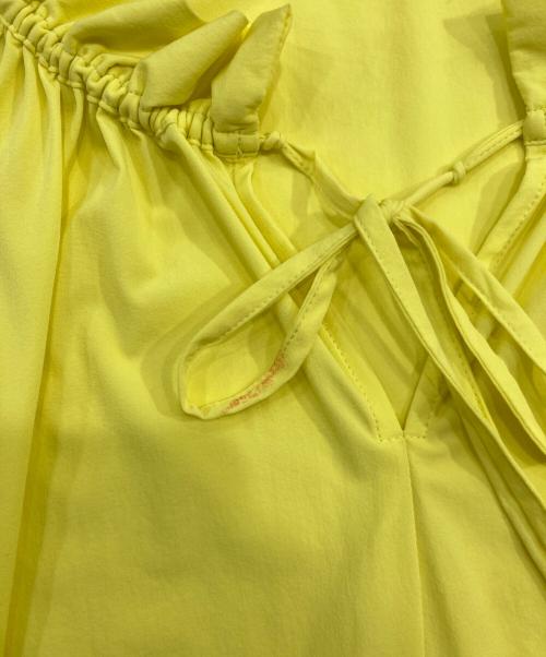 UNFILO（アンフィーロ）UNFILO (アンフィーロ) 長袖ブラウス イエロー サイズ:SIZE Mの古着・服飾アイテム