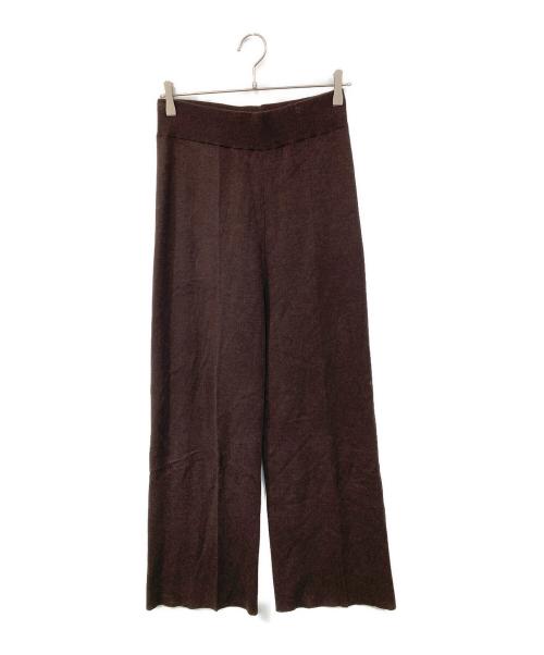 DEUXIEME CLASSE（ドゥーズィエム クラス）DEUXIEME CLASSE (ドゥーズィエム クラス) エレガントパンツ ブラウン サイズ:SIZE 38の古着・服飾アイテム