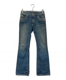 ROBIN'S JEAN（ロビンズジーン）の古着「ブーツカットデニムパンツ」｜インディゴ
