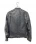 nano・universe (ナノ・ユニバース) シングルライダースジャケット ブラック サイズ:SIZE M：9000円