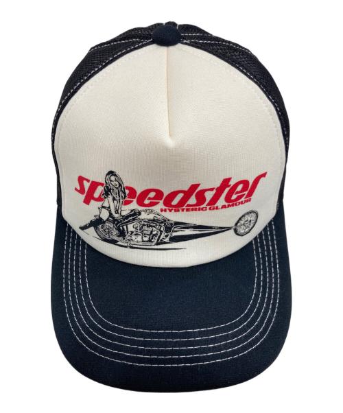Hysteric Glagmour（ヒステリックグラマー）Hysteric Glagmour (ヒステリックグラマー) Speedster Mesh Cap ブラック サイズ:SIZE Freeの古着・服飾アイテム
