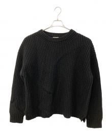 NAKEDGAUGE（ネイキッドゲージ）の古着「MERRY YARN 'BUDDY' SWEATER/メリー ヤーン バディー セーター」｜ブラック