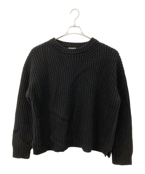 NAKEDGAUGE（ネイキッドゲージ）NAKEDGAUGE (ネイキッドゲージ) MERRY YARN 'BUDDY' SWEATER/メリー ヤーン バディー セーター ブラック サイズ:SIZE 2の古着・服飾アイテム