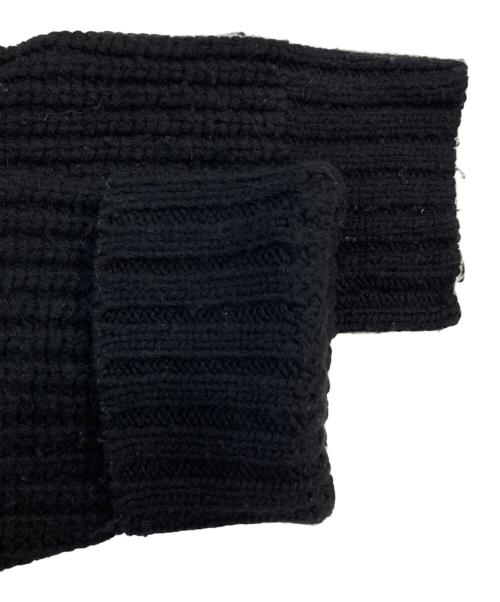 NAKEDGAUGE（ネイキッドゲージ）NAKEDGAUGE (ネイキッドゲージ) MERRY YARN 'BUDDY' SWEATER/メリー ヤーン バディー セーター ブラック サイズ:SIZE 2の古着・服飾アイテム