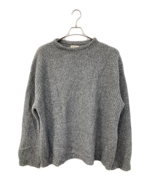 NAKEDGAUGE（ネイキッドゲージ）NAKEDGAUGE (ネイキッドゲージ) カシミヤニット グレー サイズ:SIZE 3の古着・服飾アイテム