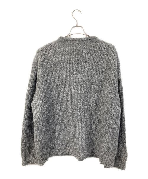 NAKEDGAUGE（ネイキッドゲージ）NAKEDGAUGE (ネイキッドゲージ) カシミヤニット グレー サイズ:SIZE 3の古着・服飾アイテム
