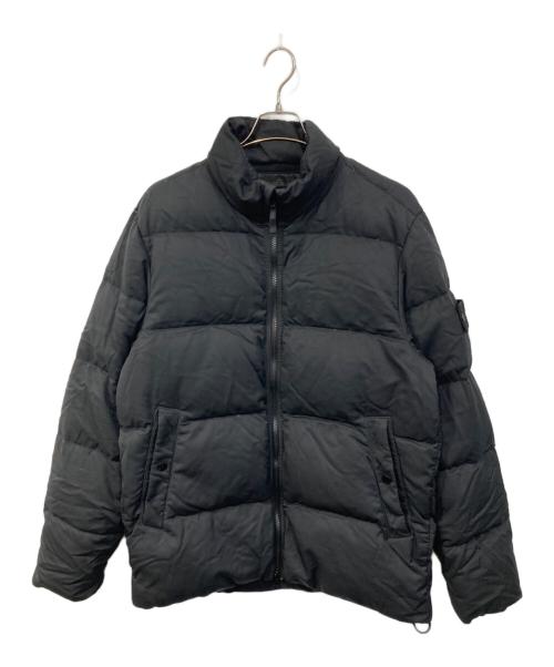 STONE ISLAND（ストーンアイランド）STONE ISLAND (ストーンアイランド) WOOL TWILL DOWN-TC/ウール ツイル ダウン ティーシー ブラック サイズ:SIZE Lの古着・服飾アイテム