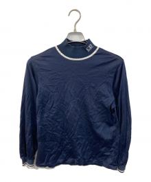 Christian Dior Sports（クリスチャン ディオールスポーツ）の古着「モックネックカットソー」｜ネイビー