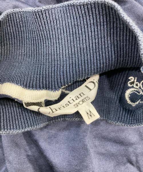 Christian Dior Sports（クリスチャン ディオールスポーツ）Christian Dior Sports (クリスチャン ディオールスポーツ) モックネックカットソー ネイビー サイズ:SIZE Mの古着・服飾アイテム