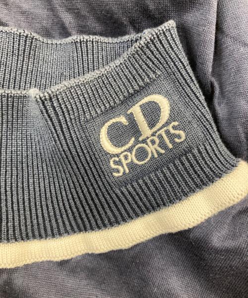 Christian Dior Sports（クリスチャン ディオールスポーツ）Christian Dior Sports (クリスチャン ディオールスポーツ) モックネックカットソー ネイビー サイズ:SIZE Mの古着・服飾アイテム