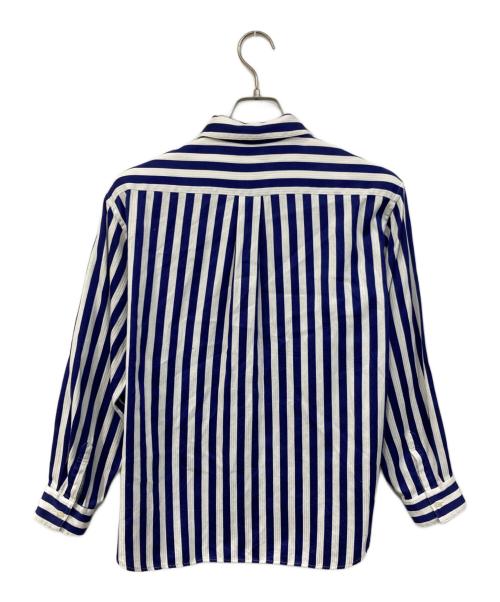 Christian Dior Sports（クリスチャン ディオールスポーツ）Christian Dior Sports (クリスチャン ディオールスポーツ) ストライプシャツ ブルー×ホワイト サイズ:SIZE Mの古着・服飾アイテム