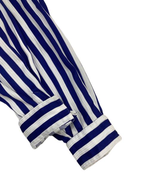 Christian Dior Sports（クリスチャン ディオールスポーツ）Christian Dior Sports (クリスチャン ディオールスポーツ) ストライプシャツ ブルー×ホワイト サイズ:SIZE Mの古着・服飾アイテム