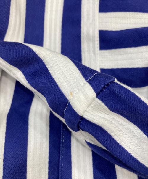 Christian Dior Sports（クリスチャン ディオールスポーツ）Christian Dior Sports (クリスチャン ディオールスポーツ) ストライプシャツ ブルー×ホワイト サイズ:SIZE Mの古着・服飾アイテム