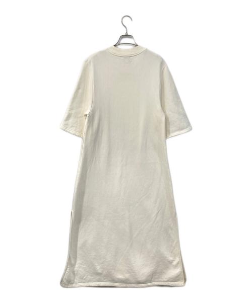 STUDIO NICHOLSON（スタジオ ニコルソン）STUDIO NICHOLSON (スタジオ ニコルソン) スウェットワンピース ホワイト サイズ:SIZE 1の古着・服飾アイテム
