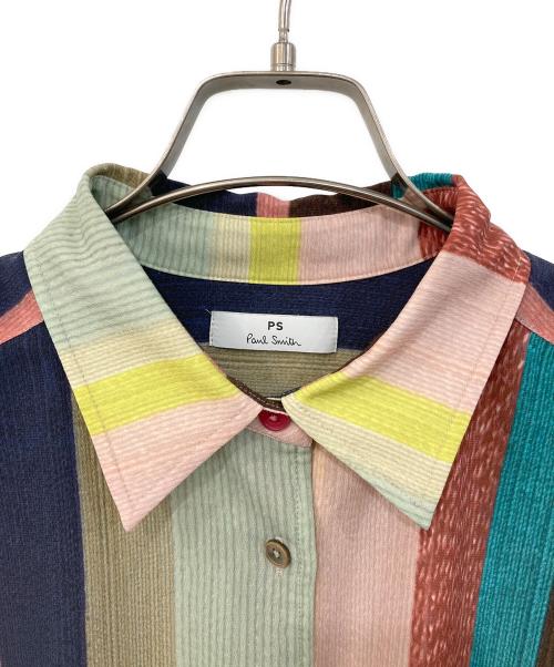 PAUL SMITH（ポールスミス）PAUL SMITH (ポールスミス) ワインディングストライプ シャツ まるちお サイズ:42Lの古着・服飾アイテム