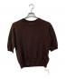 L’Appartment DEUXIEME CLASSE（アパルトモン ドゥーズィエムクラス）の古着「Short sleeve summer knit」｜ブラウン