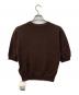 L’Appartment DEUXIEME CLASSE (アパルトモン ドゥーズィエムクラス) Short sleeve summer knit ブラウン サイズ:不明」 未使用品：5000円
