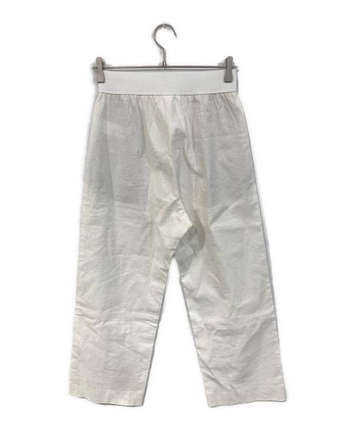 MUSE de Deuxieme Classe（ミューズ ドゥーズィエム クラス）MUSE de Deuxieme Classe (ミューズ ドゥーズィエム クラス) stretch twill2タック パンツ ホワイト サイズ:38の古着・服飾アイテム