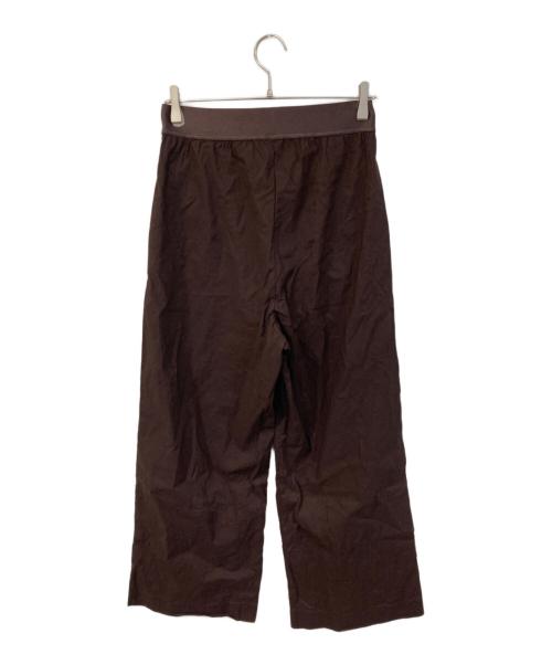 MUSE de Deuxieme Classe（ミューズ ドゥーズィエム クラス）MUSE de Deuxieme Classe (ミューズ ドゥーズィエム クラス) stretch twill タックパンツ ブラウン サイズ:38の古着・服飾アイテム
