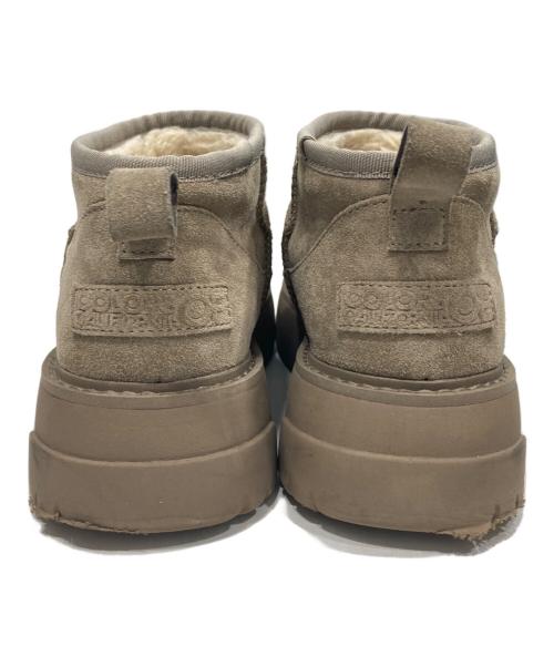 COLORS OF CALIFORNIA（カラーズ オブ カリフォルニア）COLORS OF CALIFORNIA (カラーズ オブ カリフォルニア) ショートブーツ ベージュ サイズ:SIZE 39の古着・服飾アイテム